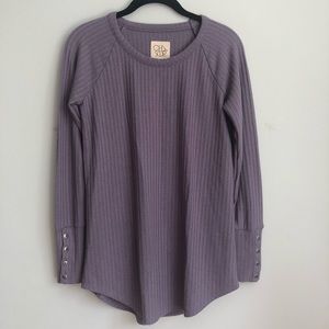 Chaser Thermal Purple Waffle knit